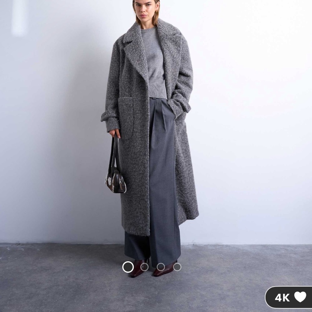 ASOS Gray Teddy Jacket for Women